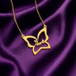 Butterfly Custom Name Necklace