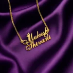 Romantic Couple Name Necklace for Anniversary