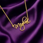 Cursive Curved Name Necklace