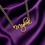 Cursive Curved Name Necklace