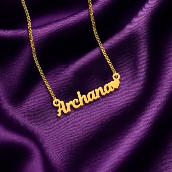 Heart Name Pendant