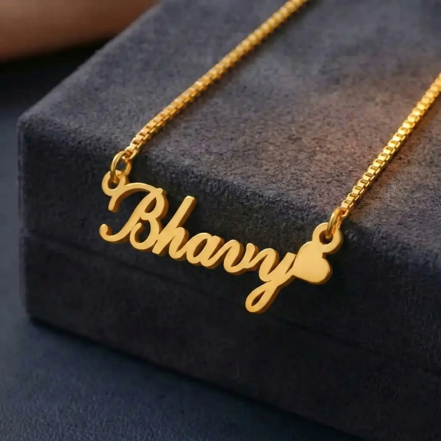 Heart Style Name Necklace (4)