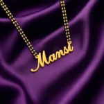 Simple Style Name Necklace