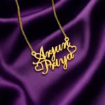 Unique Custom Couple Name Necklace