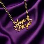 Unique Custom Couple Name Necklace