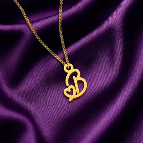 Heart Letter Pendant