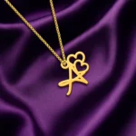 Heart Letter Pendant