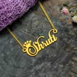 Crown Name Necklace