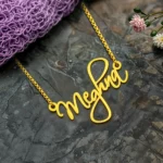 Cursive Curved Name Necklace