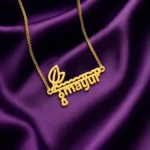 Flute Design Name Pendant