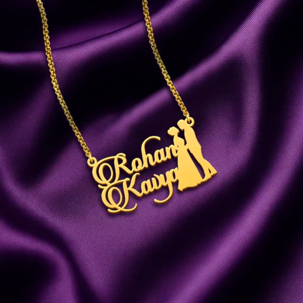 Custom Couple Name Necklace For Gifts