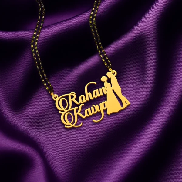 Custom Couple Name Necklace For Gifts