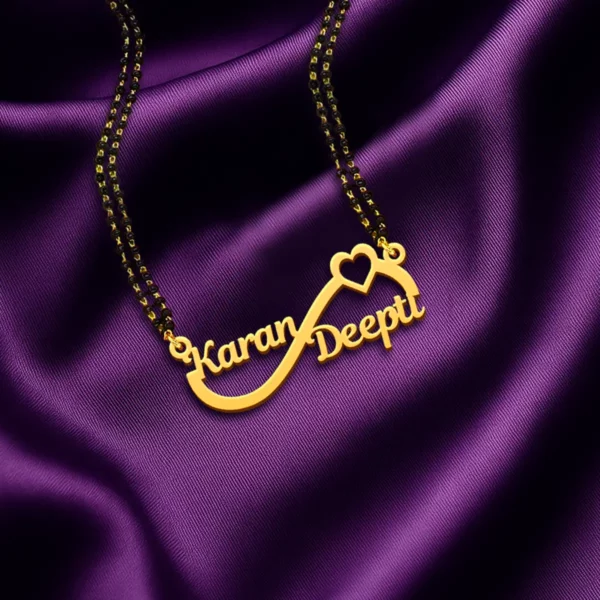 Personalized Infinity Couple Name Necklace