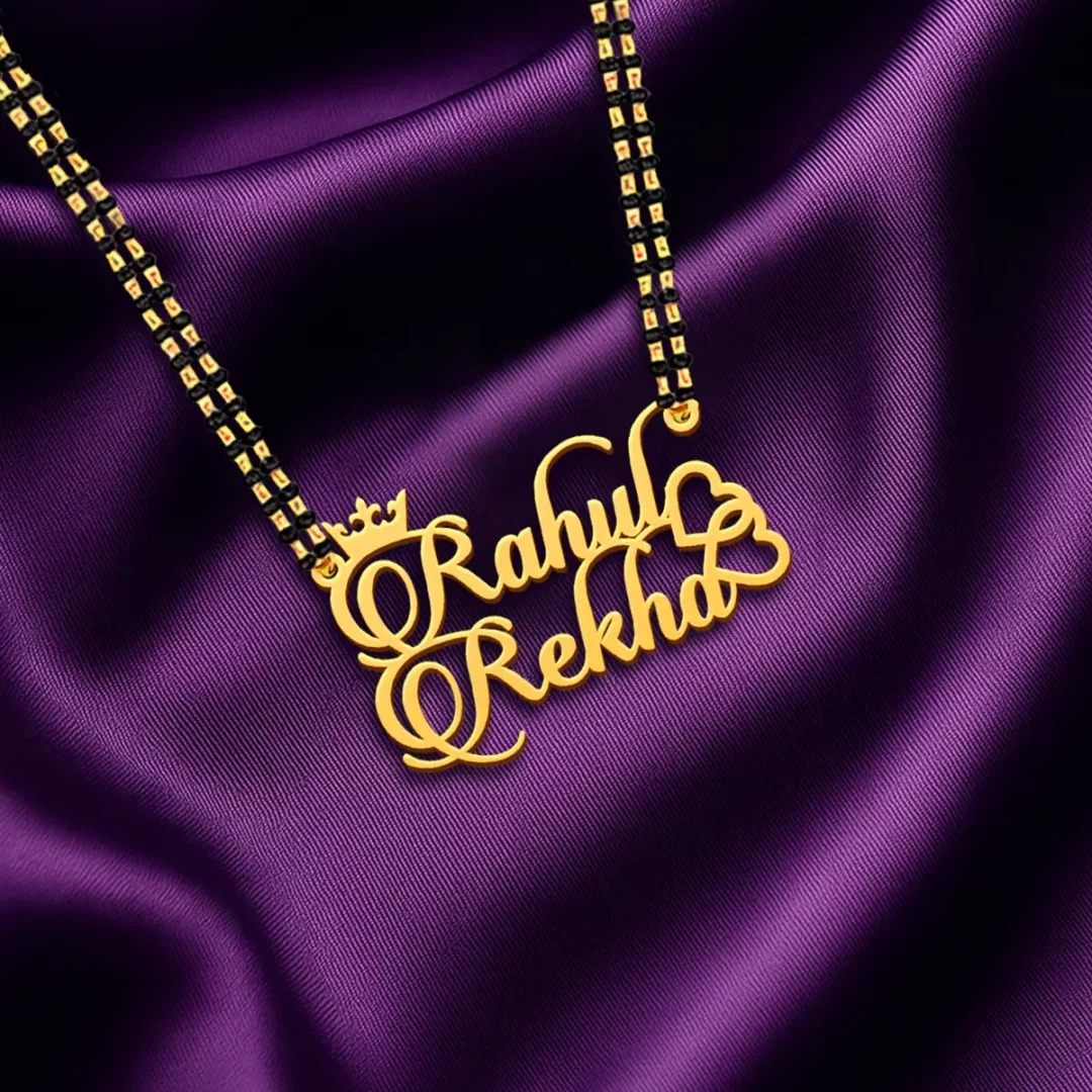 Personalized Luxury Couple Name Necklace
