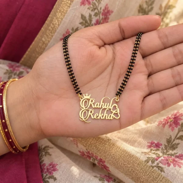 Personalized Luxury Couple Name Necklace
