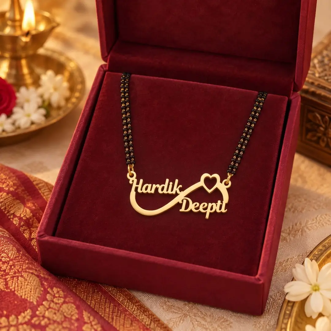 Infinity Double Name Necklace - 3