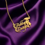 Umbrella Couple Name Necklace