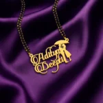 Umbrella Couple Name Necklace