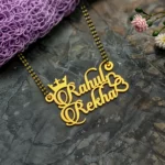 Personalized Luxury Couple Name Necklace