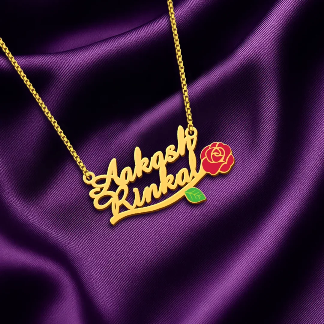 Personalized Arrow Infinity Couple Name Necklace