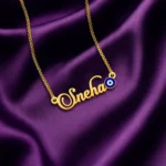 Evil Eye Name Necklace