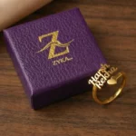 Forever Heart Couple Name Ring