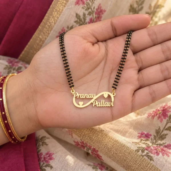 Custom Infinity Couple Name Necklace