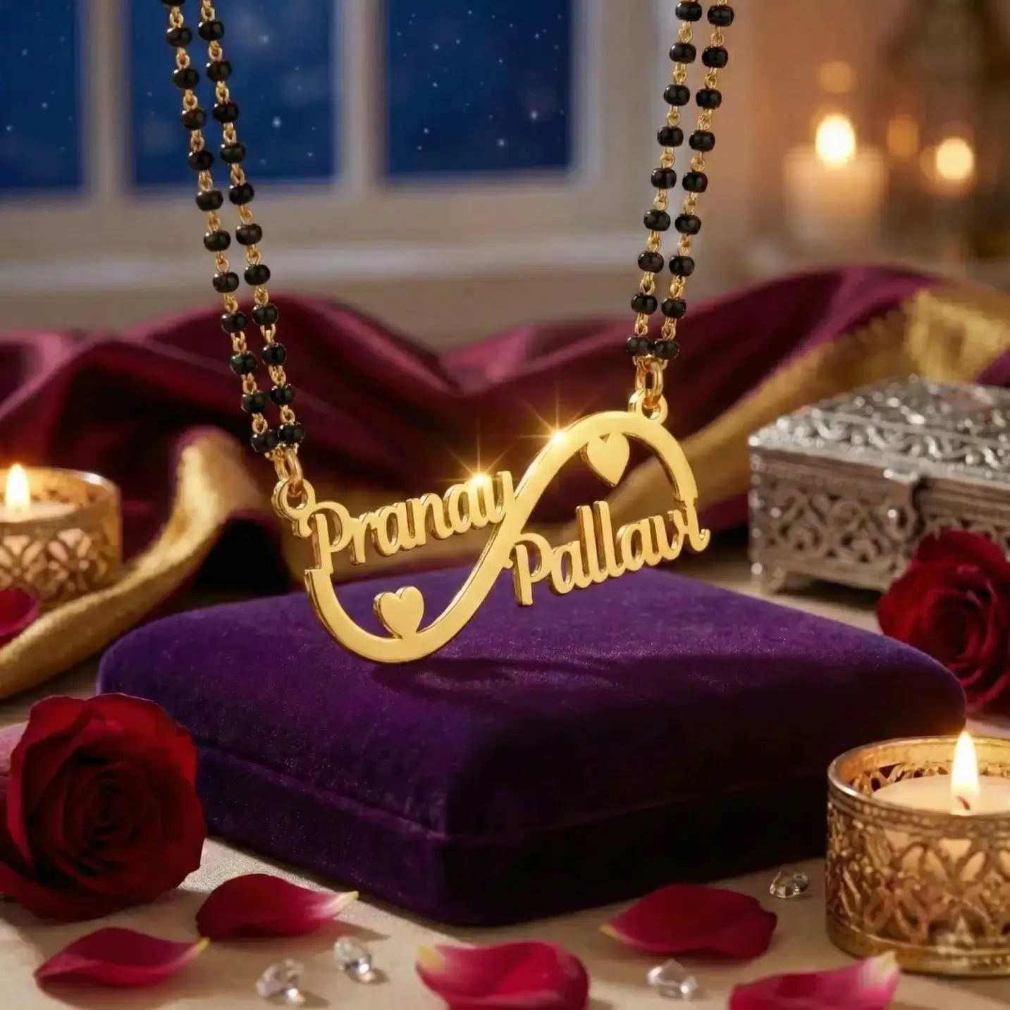 Custom Infinity Couple Name Necklace 1 (2)