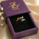 Custom Evil Eye Name Ring