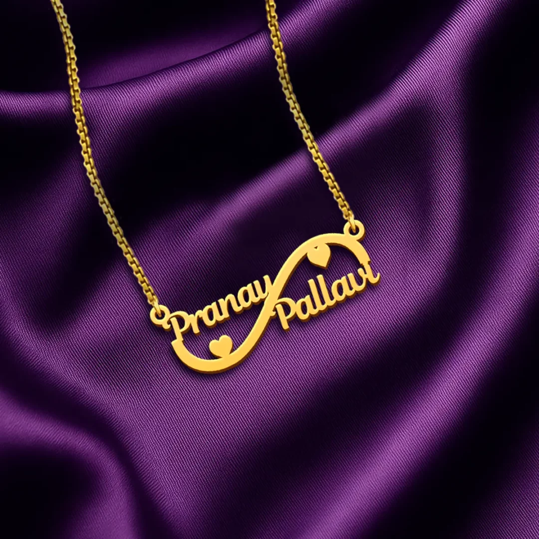 Custom Infinity Couple Name Necklace