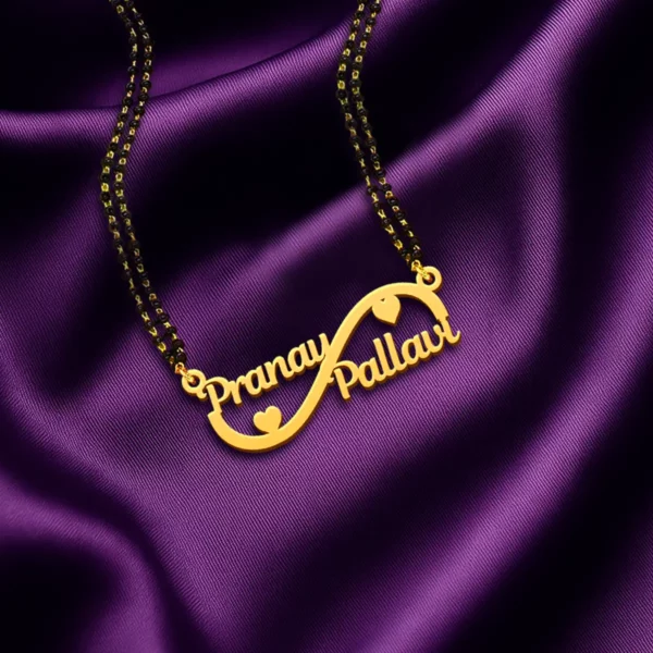 Custom Infinity Couple Name Necklace