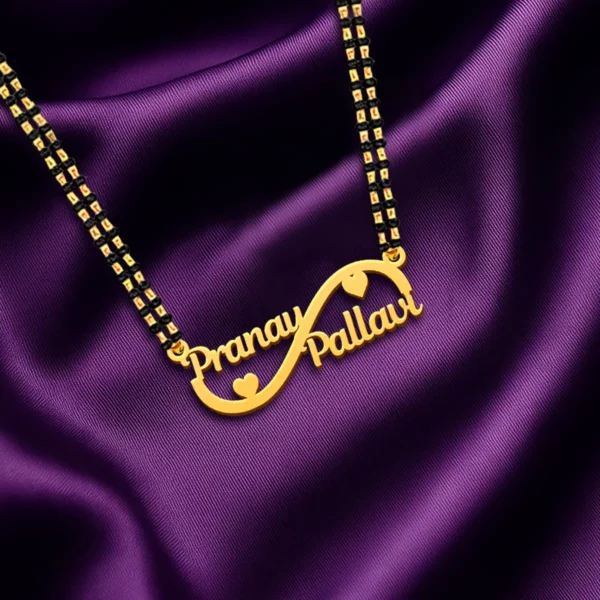 Custom Infinity Couple Name Necklace