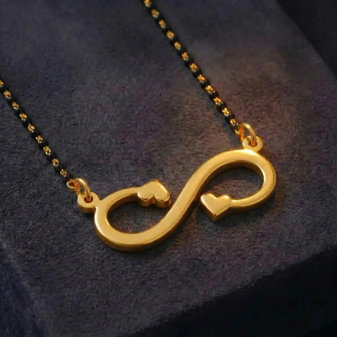 Infinity Double Side Heart Necklace (3)
