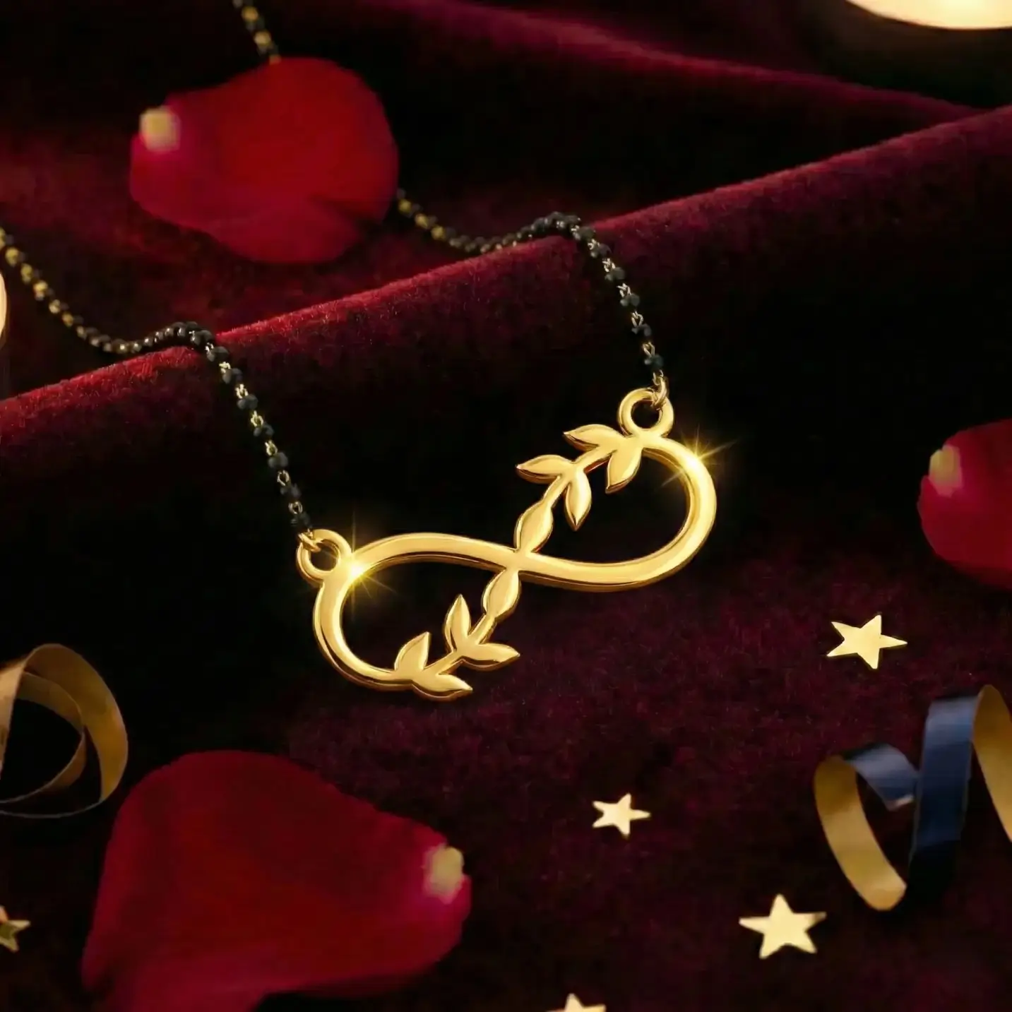 Infinity Leaf Necklace (3)