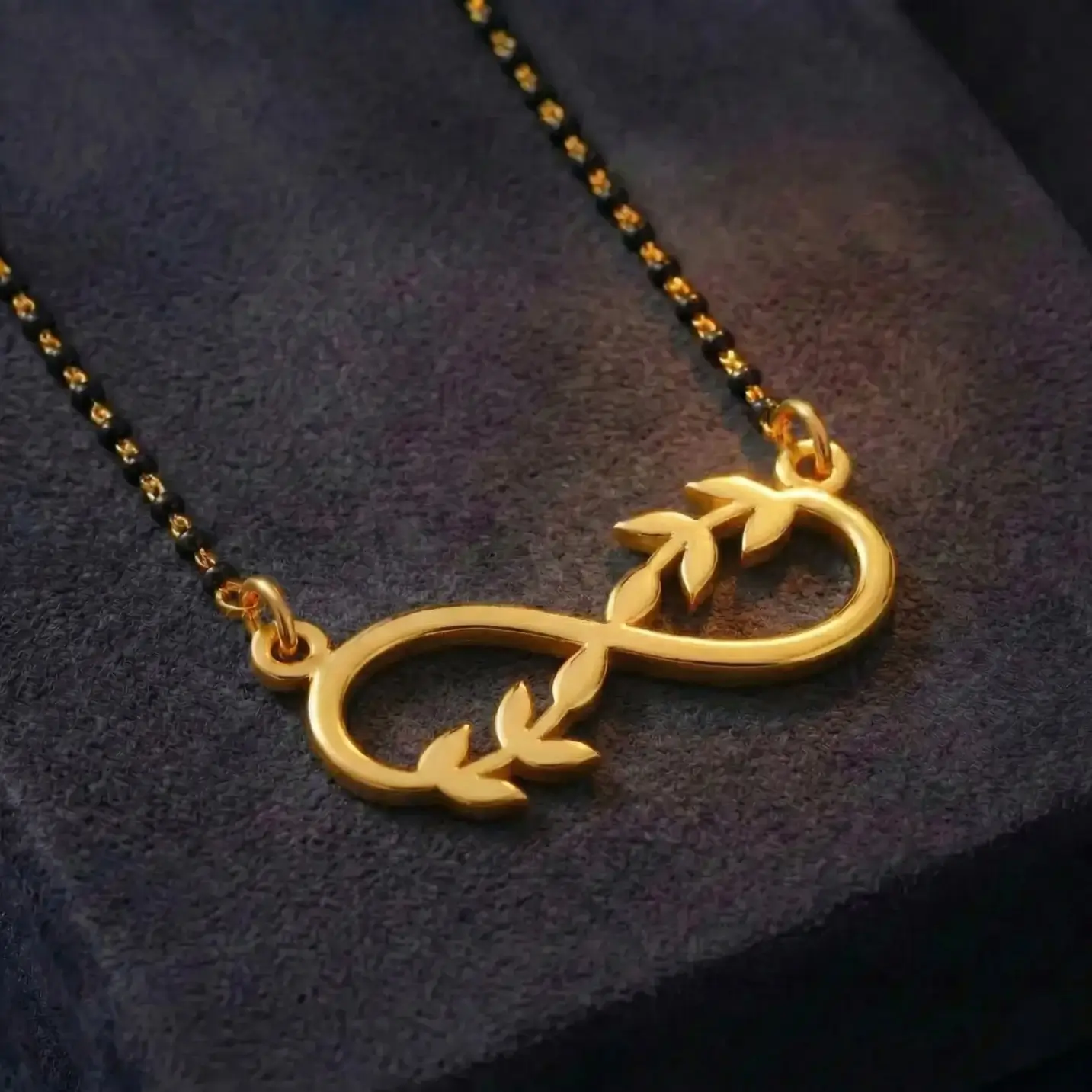 Infinity Leaf Necklace (4)