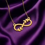 Infinity Leaf Necklace