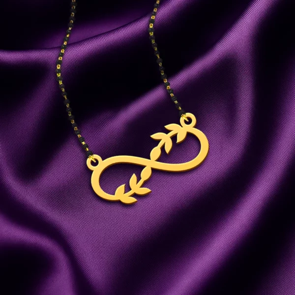 Infinity Leaf Necklace