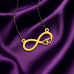 Infinity Couple Heart Necklace