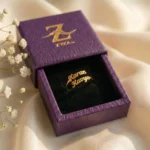 Forever Us Couple Name Ring