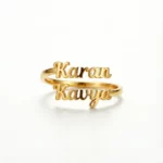 Forever Us Couple Name Ring