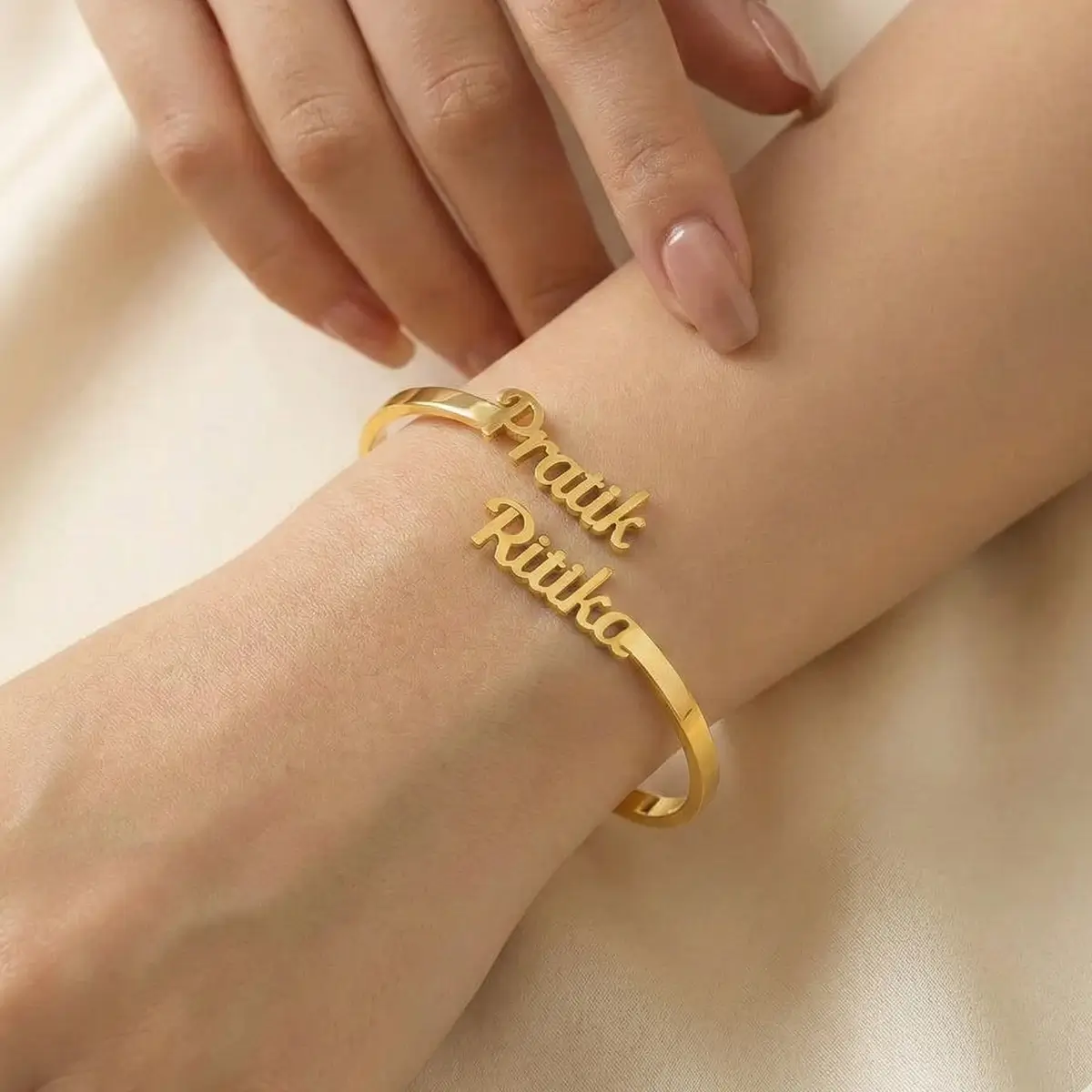 Personalized Couple Name Bracelet Personalized Couple Name Bracelet