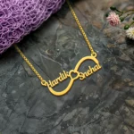 Custom Infinity Couple Name Necklace