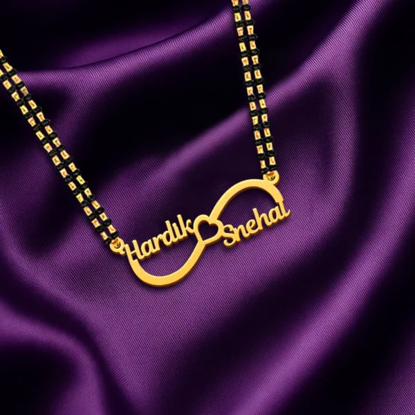 Custom Infinity Couple Name Necklace