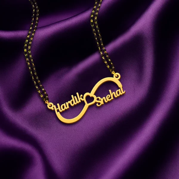 Custom Infinity Couple Name Necklace