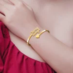 Personalized Heart Couple Name Bracelet
