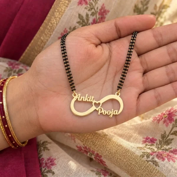 Custom Infinity Couple Name Necklace