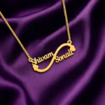 Custom Infinity Couple Name Necklace