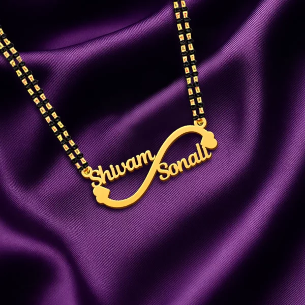 Custom Infinity Couple Name Necklace