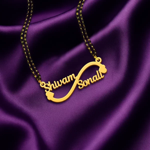 Custom Infinity Couple Name Necklace