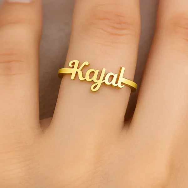 Personalized Name Ring
